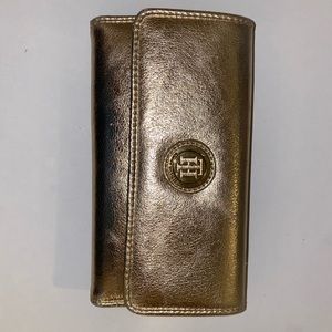 Gold Tommy Hilfiger wallet